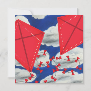 Kites en Klouds Feestdagenkaart