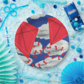 Kites en Klouds Papieren Bordje (Feest)