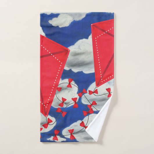 Kites et Klouds (Serviette à main)
