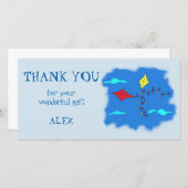 Kites Merci personnalisé (Devant / Derrière)