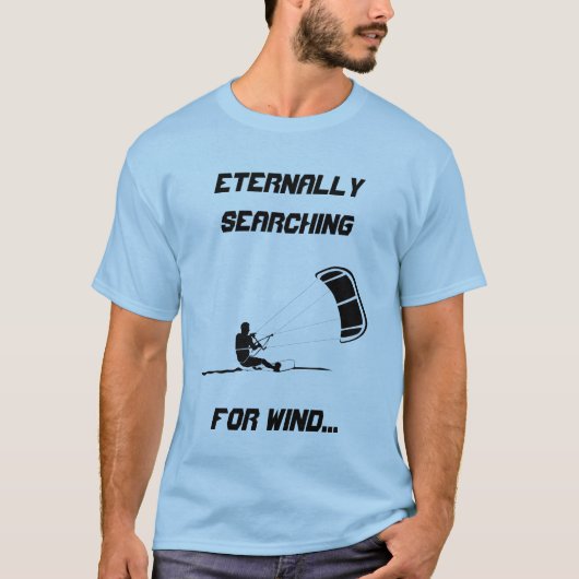 Kitesurf allé de noeuds - le T-shirt de base des (Devant)