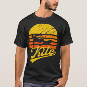 Kitesurf Gift Kite Surfen Retro Kite Boarding T-shirt