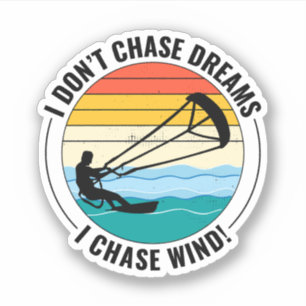Kitesurfen Kiteboarden Kite paardrijden Windsporte Sticker