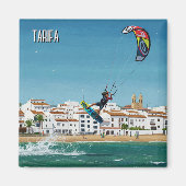Kitesurfen Tarifa Spanje Reizen Magneet (Voorkant)