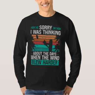 Kitesurfer Grappig Sorry ik dacht Humor Kitebo T-shirt