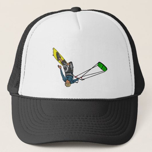 kitesurfer trucker pet (Voorkant)