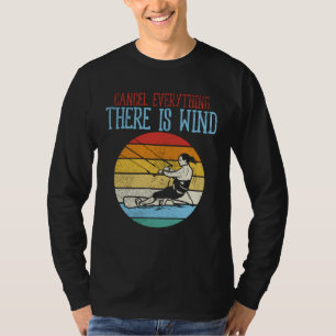Kitesurfing Annuleer alles Wind van Thera T-shirt