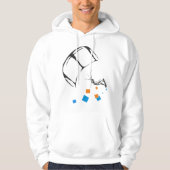 Kitesurfing betekent design #1 hoodie (Voorkant)