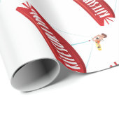 Kitesurfing Guy Cadeaupapier (Rol Hoek)