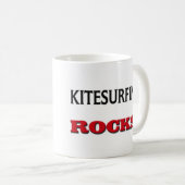 Kitesurfing Rocks Koffiemok (Voorkant rechts)