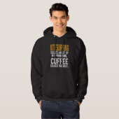 Kitesurfing Solves My Problems Coffee Kitesurfer Hoodie (Voorkant volledig)