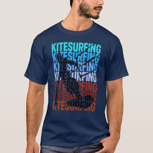 Kitesurfing T-Shirt (Voorkant)