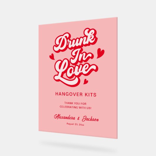 Kits de passe Mariages rouges et roses (Angle)