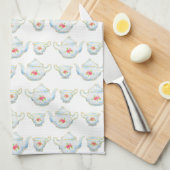 Kitsch Teapot en Teacup Pattern Theedoek (Quarter Fold)