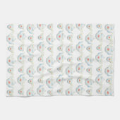 Kitsch Teapot en Teacup Pattern Theedoek (Horizontaal)