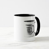 Kitschen Fatty 5th Dimension Logo Mug Slick Black (Devant droit)
