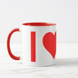Kitschen Fatty Coffee Lover Mok Diner Rood