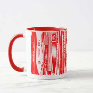 Kitschen Fatty Desk Mug Diner Rouge