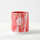 Kitschen Fatty Desk Mug Diner Rouge (Centre)