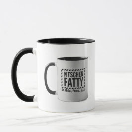 Kitschen Fatty Kitschen Fatty Logo Mok Mok Zwart