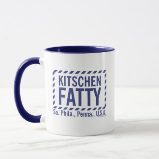 Kitschen Fatty Logo Mok Deli Blue