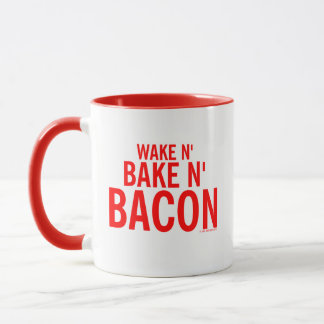 Kitschen Fatty Wake N' Bacon Mok Diner Rood