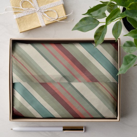 Kitscherige Kerstman en kerstversiering complement Tissuepapier (Geschenk)