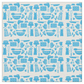 Kitschy Kitchen Pattern Stof (Close Up)