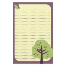 Kitschy Owl Briefpapier