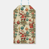 Kitschy Santa and Ornaments Cadeaulabel (Achterkant)