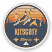 Kitscoty, Alberta Sticker (Voorkant)