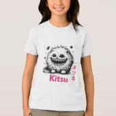 Kitsu - Soft Cat Energy Tri-Blend Shirt (Voorkant)