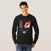 Kitsune Fox Tokio Stad T-shirt (Voorkant volledig)