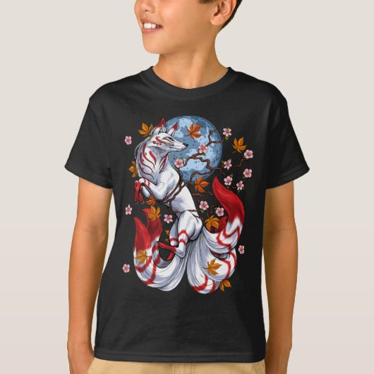 Kitsune Japanese Fox T-shirt (Voorkant)