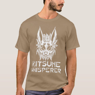 Kitsune Japanese Hokkaido Fo Art Whisperer Animal  T-shirt