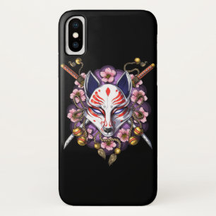 Kitsune Japans fox-masker iPhone X Hoesje