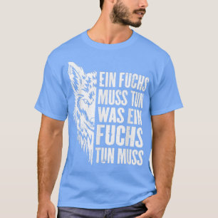 Kitsune Japans Hokkaido half jaar durend kijken fo T-shirt