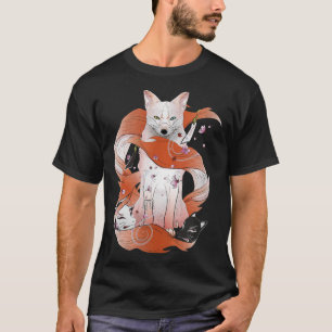 Kitsune Japans Kami Inari Nine-Tailed Fox Fox Sp T-shirt