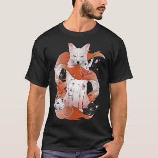 Kitsune Japans Kami Inari Nine-Tailed Fox Fox Sp T-shirt