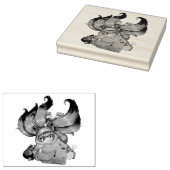 Kitsune Life Rubberstempel (Gestempeld)