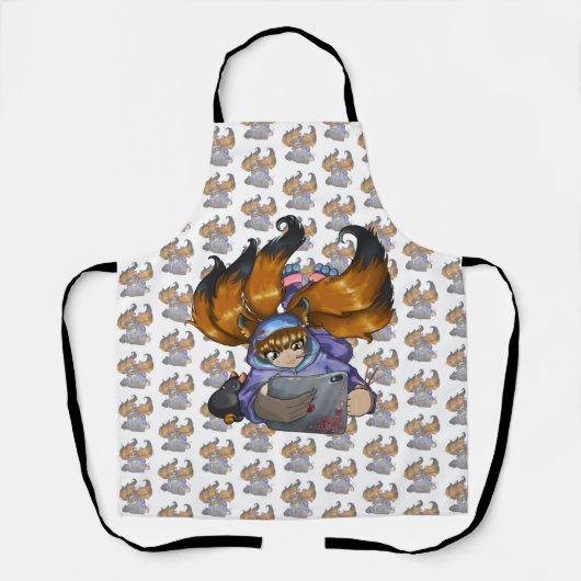 Kitsune Life Schort (Voorkant)