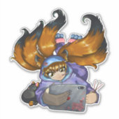 Kitsune Life Sticker (Voorkant)