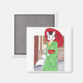 Kitsune Magnet Magneet (Voorkant / Achterkant)