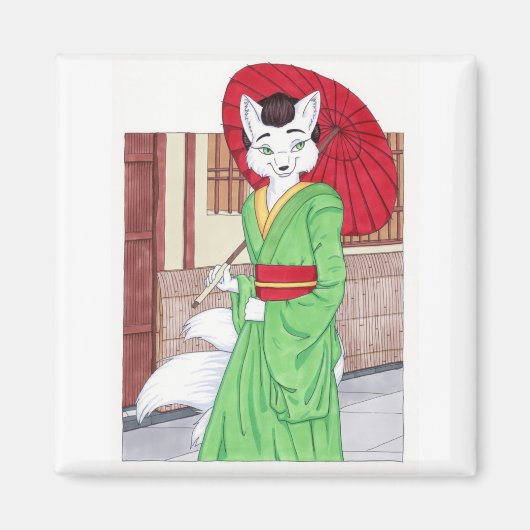 Kitsune Magnet Magneet (Voorkant)