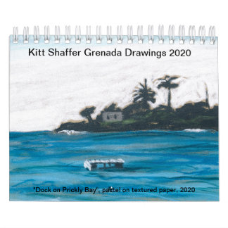 Kitt Shaffer 2020 Grenada - Agenda voor tekeningen Kalender