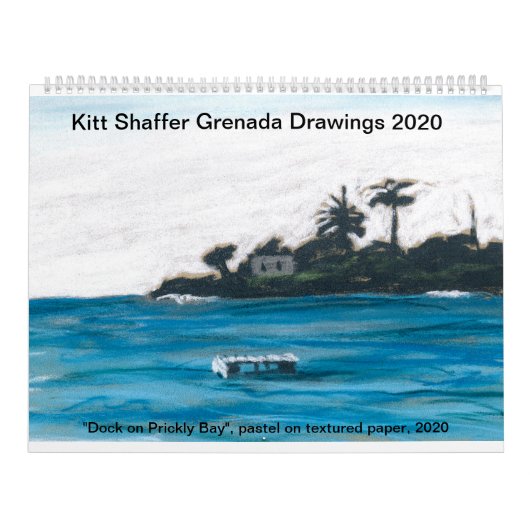 Kitt Shaffer 2020 Grenada trekt Grote Kalender (Hoes)
