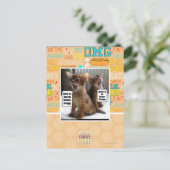 Kitteh carols briefkaart (Staand voorkant)