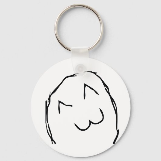 Kitteh Smile Troll Sleutelhanger (Voorkant)