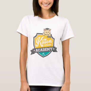 Kitten Academy Crest T-shirt