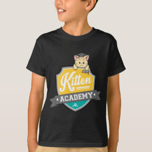 Kitten Academy Crest T-shirt